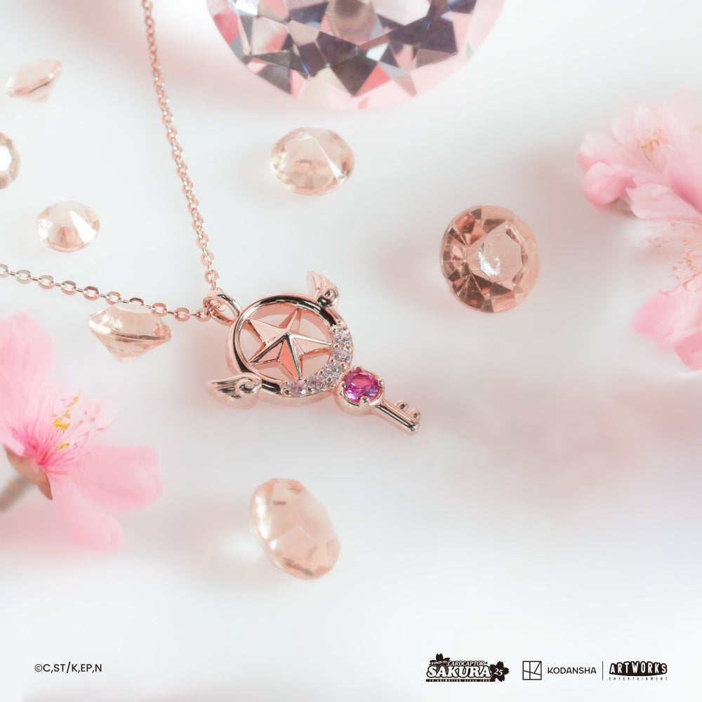 Colección Joyería Fina | Plata con Baño de Oro Rosa 18K | Cardcaptor Sakura