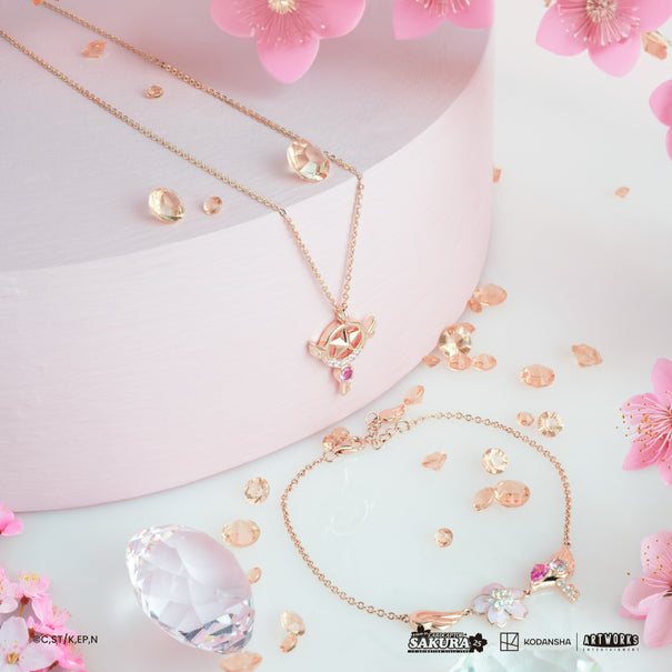 Colección Joyería Fina | Plata con Baño de Oro Rosa 18K | Cardcaptor Sakura