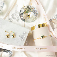 Idol Beauty Colección Joyeria Fina de Plata Baño de Oro 18K | Hello Kitty Diamonds