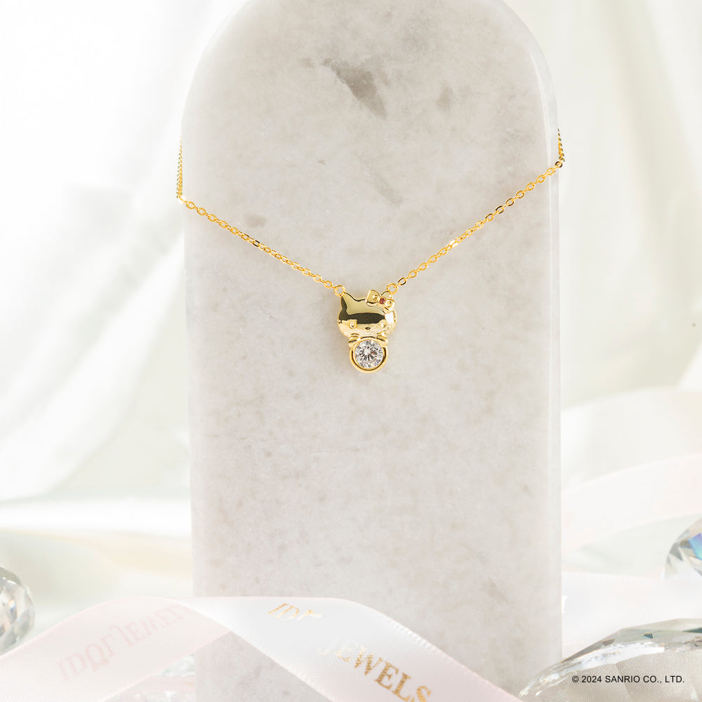 Collar de Plata Baño de Oro 18K | Hello Kitty Diamonds