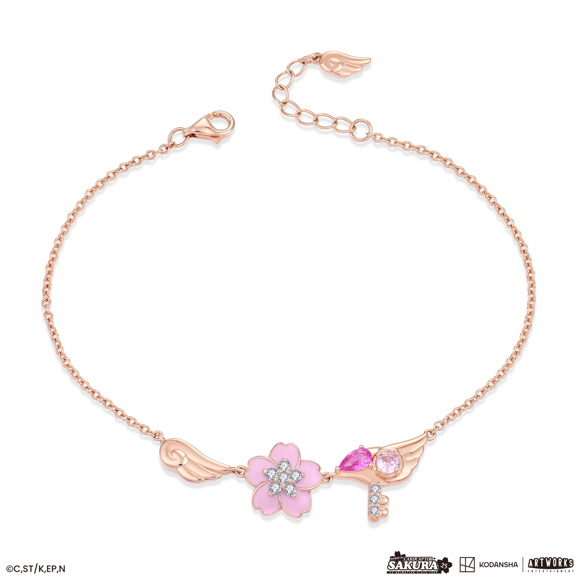 Colección Joyería Fina | Plata con Baño de Oro Rosa 18K | Cardcaptor Sakura