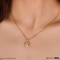 Idol Beauty Collar Kero | Plata con Baño de Oro 18K | Cardcaptor Sakura