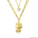 Chunkylicious Necklace | 18k Gold-Plated Stainless Steel | Hello Kitty