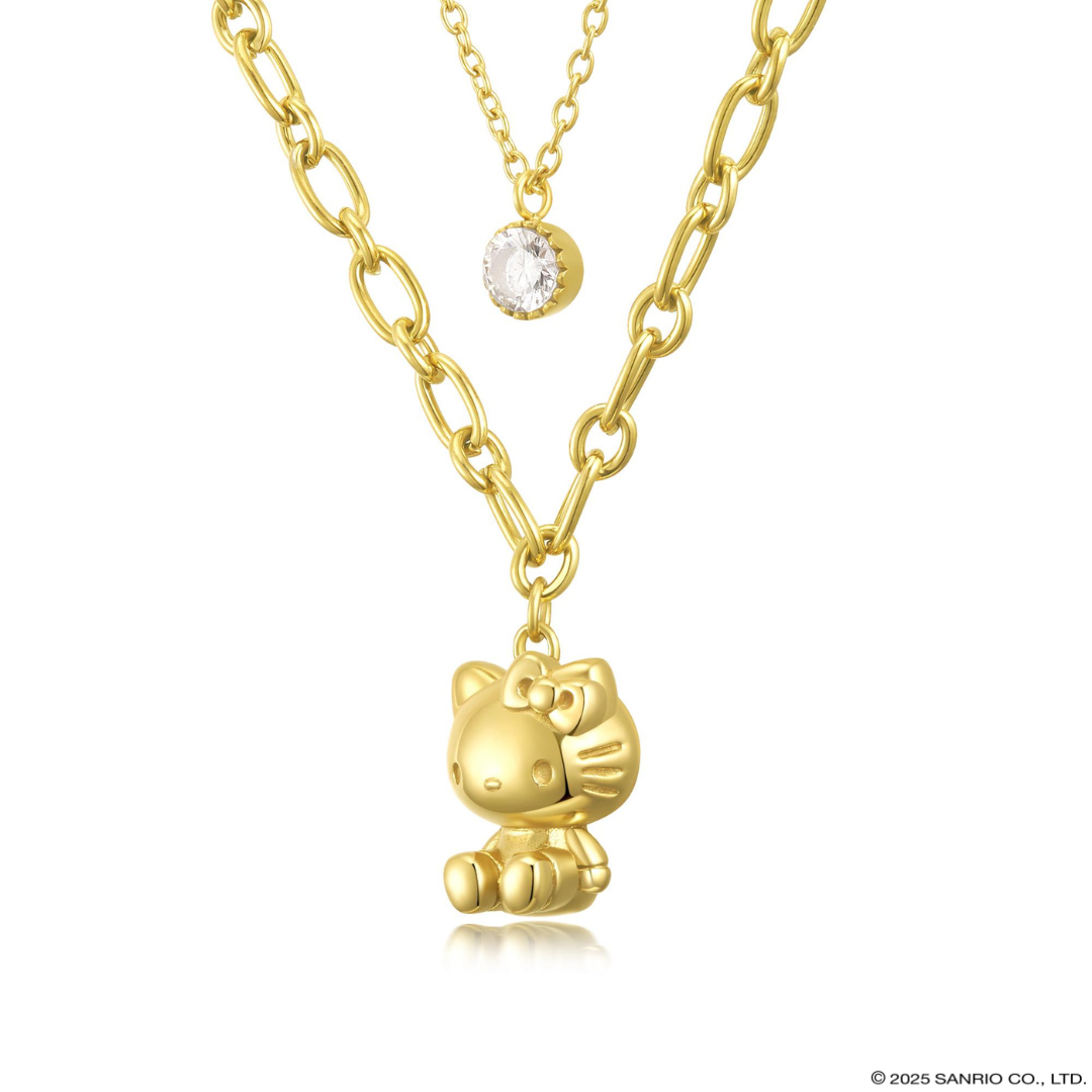 Chunkylicious Necklace | 18k Gold-Plated Stainless Steel | Hello Kitty