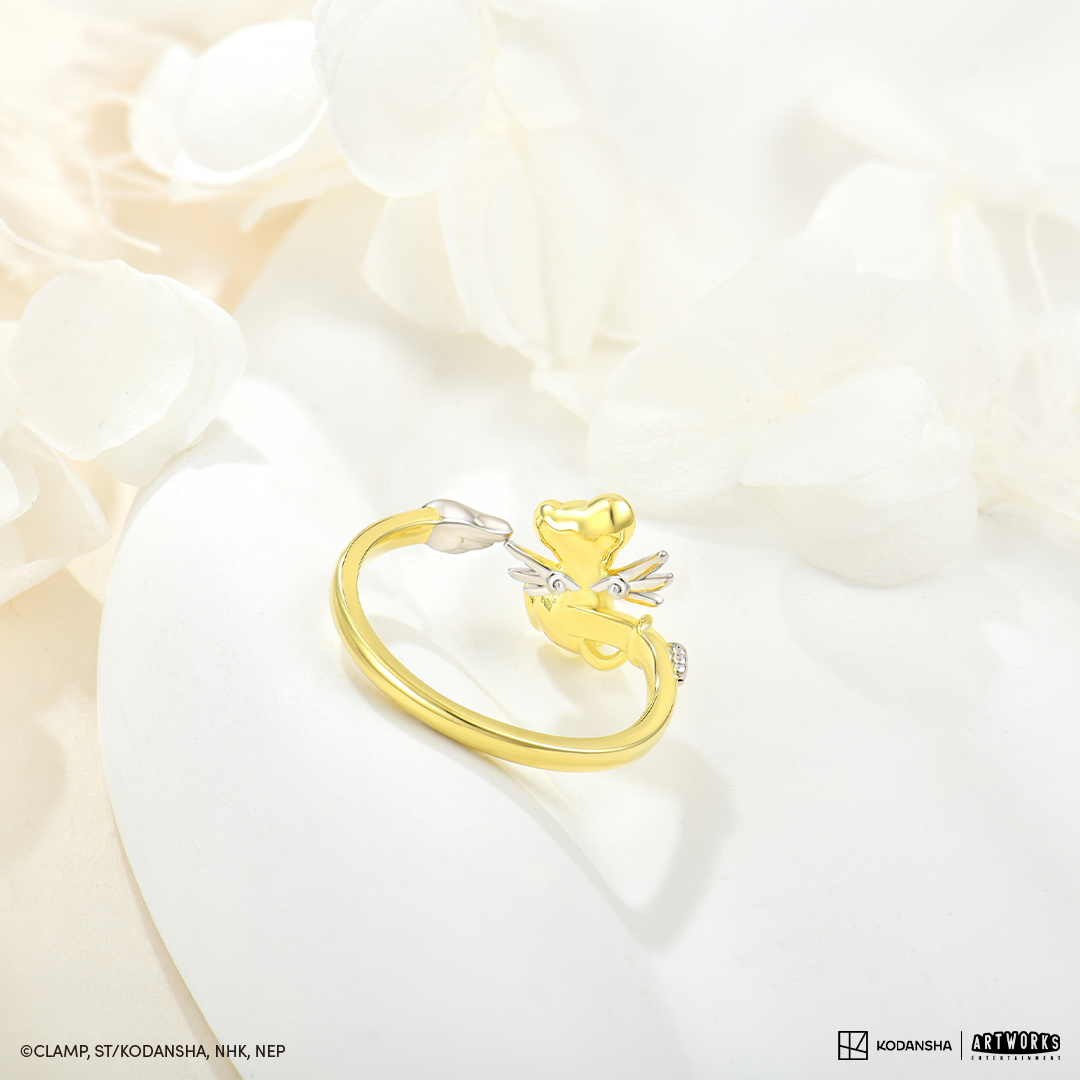 Anillo Kero | Plata con Baño de Oro 18K | Cardcaptor Sakura