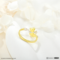 Idol Beauty Anillo Kero | Plata con Baño de Oro 18K | Cardcaptor Sakura