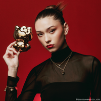 Idol Beauty Chunkylicious Bracelet | 18k Gold-Plated Stainless Steel | Hello Kitty