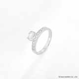 Anillo Eternal Love | Plata con Baño de Oro Blanco 18k | Hello Kitty