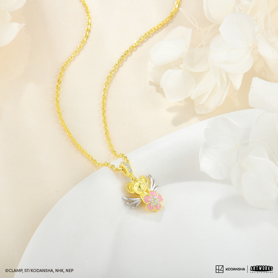 Collar Kero | Plata con Baño de Oro 18K | Cardcaptor Sakura