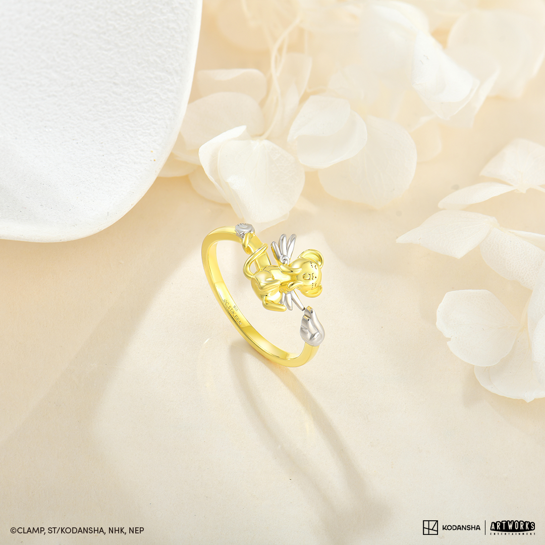 Anillo Kero | Plata con Baño de Oro 18K | Cardcaptor Sakura