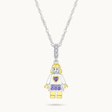 Charm Colgante Mamá | Plata con Baño de Oro de 18k  | Mi Familia