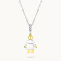 Idol Beauty Charm Colgante Abuela | Plata con Baño de Oro de 18k  | Mi Familia