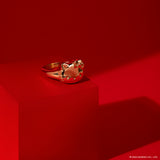 Anillo Chunkylicious | Acero Inoxidable Baño de Oro 18k | Hello Kitty
