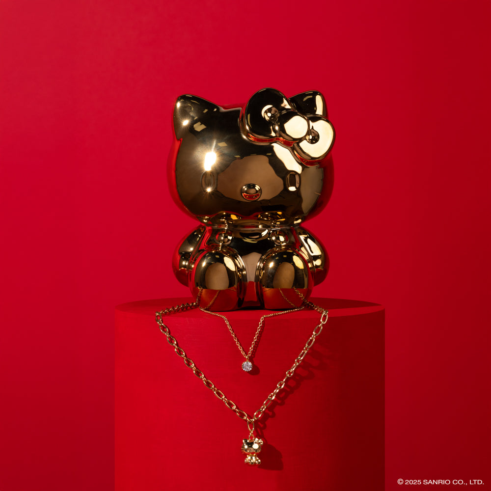 Chunkylicious Necklace | 18k Gold-Plated Stainless Steel | Hello Kitty
