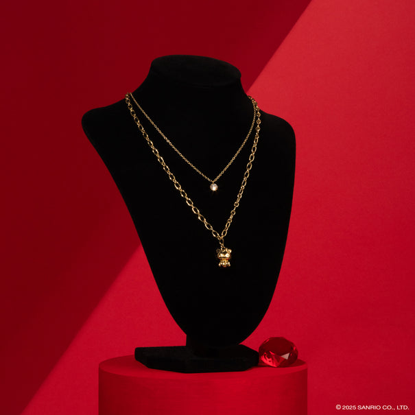 Chunkylicious Necklace | 18k Gold-Plated Stainless Steel | Hello Kitty