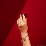 Chunkylicious Bracelet | 18k Gold-Plated Stainless Steel | Hello Kitty
