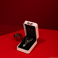 Idol Beauty Colección Chunkylicious | Acero Inoxidable Baño de Oro Blanco 18k | Hello Kitty