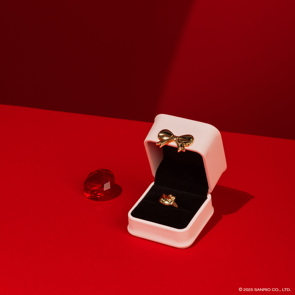 Chunkylicious Ring | 18k Gold-Plated Stainless Steel | Hello Kitty