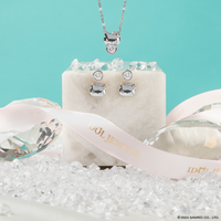 Idol Beauty Colección Joyería Fina de Plata Baño de Oro Blanco 18K | Hello Kitty Diamonds