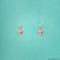 Idol Beauty Colección Joyería Fina de Plata Baño de Oro Blanco 18K | Hello Kitty Diamonds