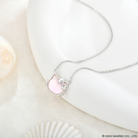 Idol Beauty Collar Madre Perla |  Plata con Baño de Oro 18k | Hello Kitty