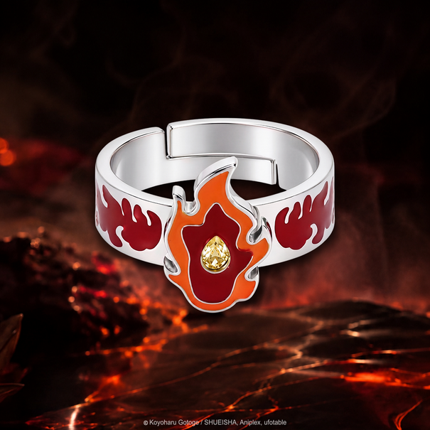 Anillo Rengoku | Acero Inoxidable | Demon Slayer: Kimetsu no Yaiba