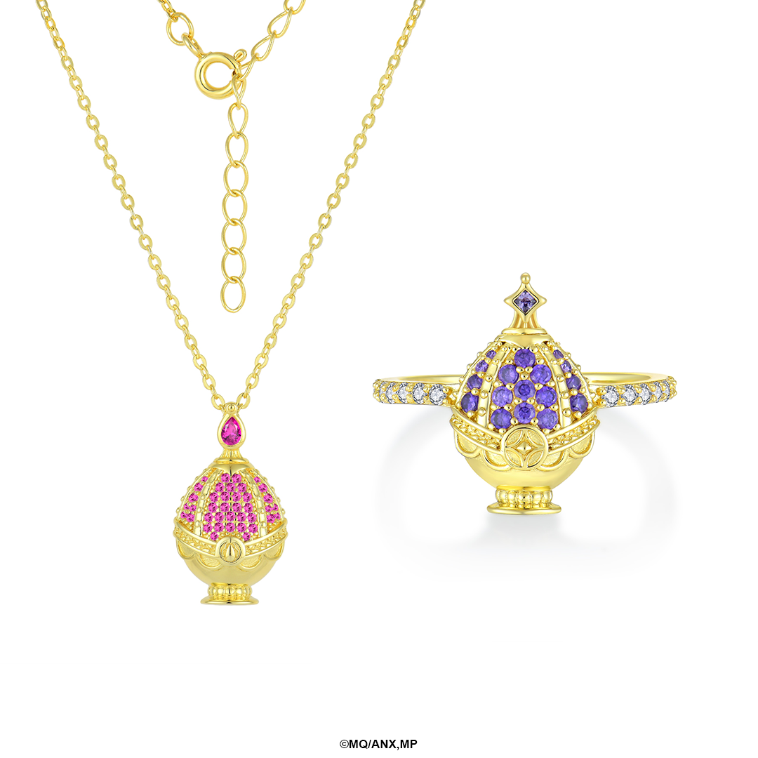 Colección Soul Gems Madoka y Homura | Plata con Baño de Oro 18k | Puella Magi Madoka Magica