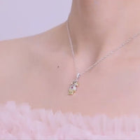 Idol Beauty Charm Colgante Perro | Plata con Baño de Oro de 18k  | Mi Familia