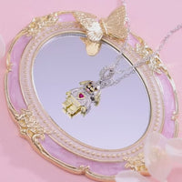 Idol Beauty Charm Colgante Perro | Plata con Baño de Oro de 18k  | Mi Familia