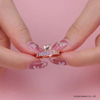 Idol Beauty Anillo Eternal Love | Plata con Baño de Oro Rosa 18k | Hello Kitty